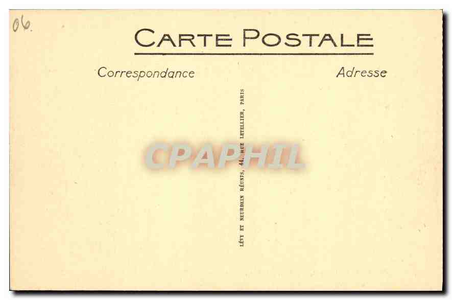 CPA Cannes Vue generale prise du Mont Chevalier  — Rückseite