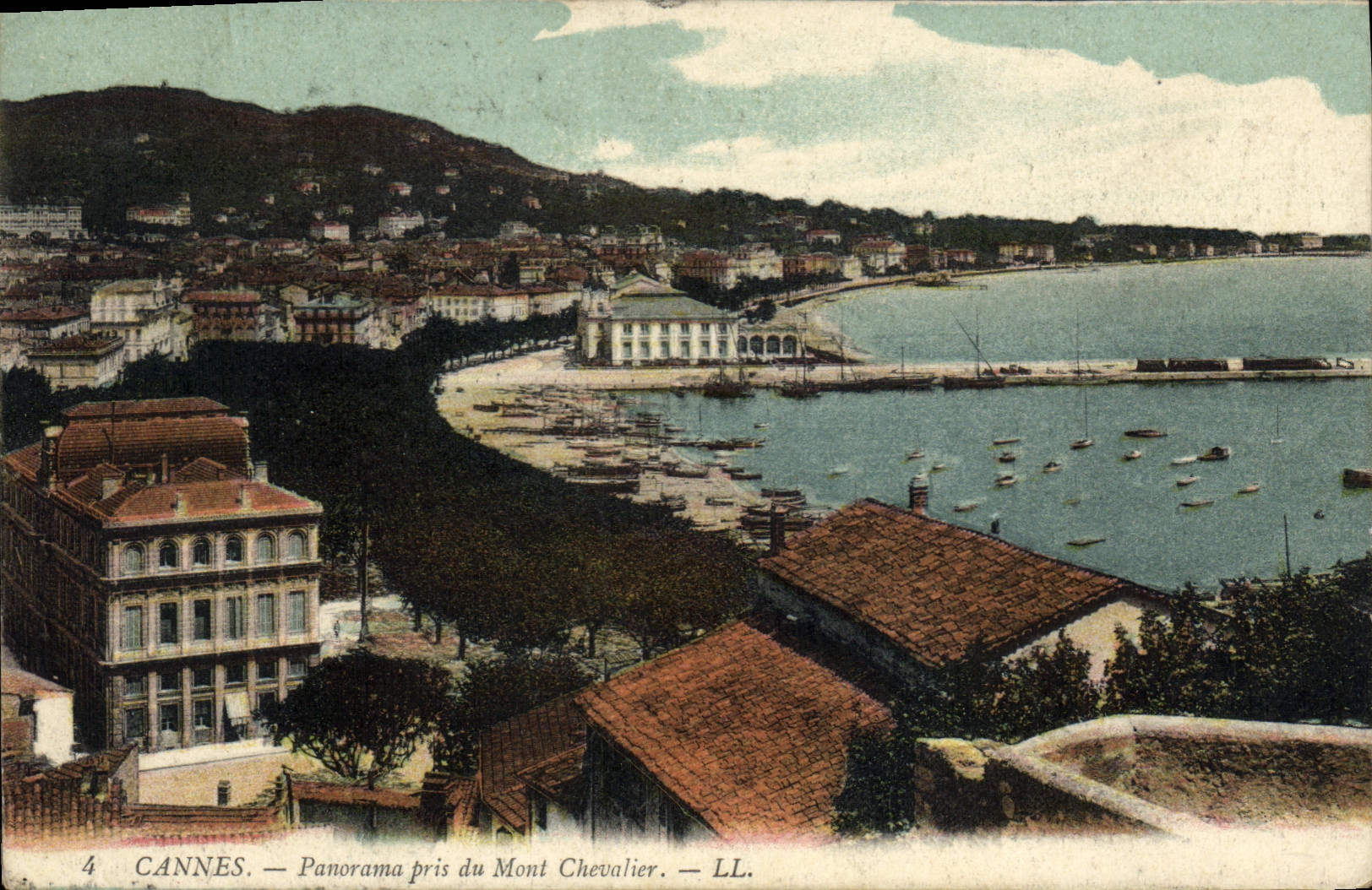 CANNES — Panorama pris du Mont Chevalier — LL.