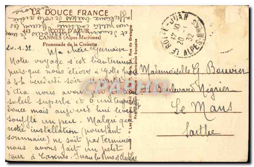 Cannes — Promenade de la Croisette — Éditions françaises — Reverso