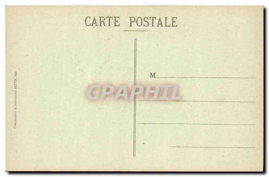 CANNES - Le Cours et le Casino pris du Mont Chevalier — Éditeur : G. Billaud, n° 415 — Rückseite
