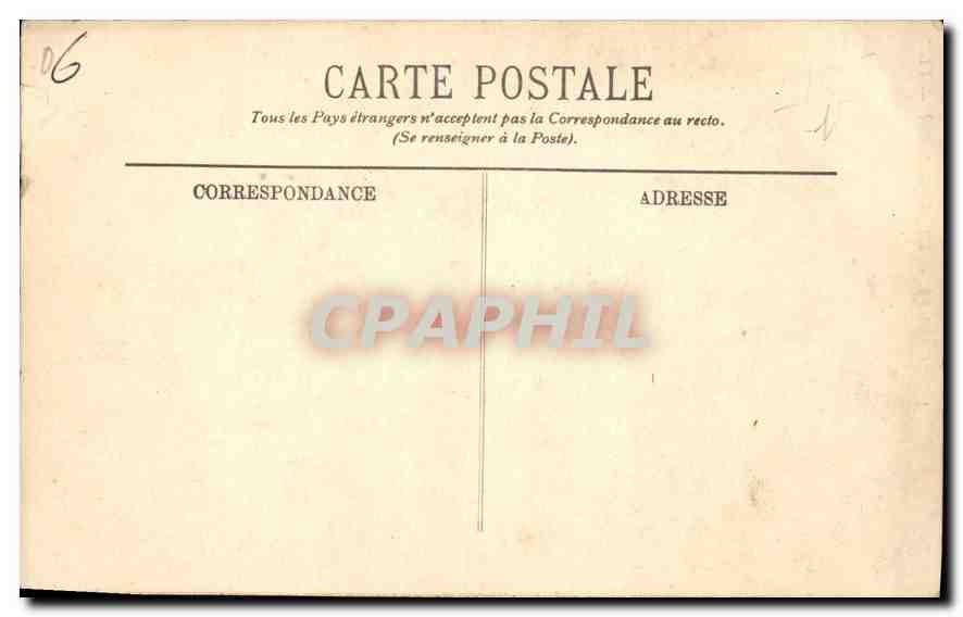 CPA Cannes L'Eglise du Suquet  — Verso