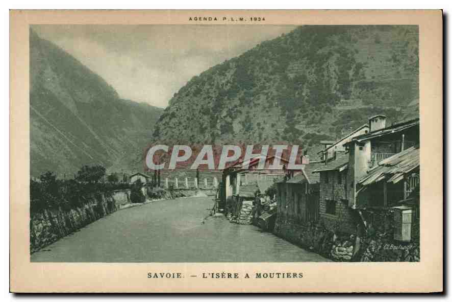 CPA Savoie L'Isere A Moutiers 