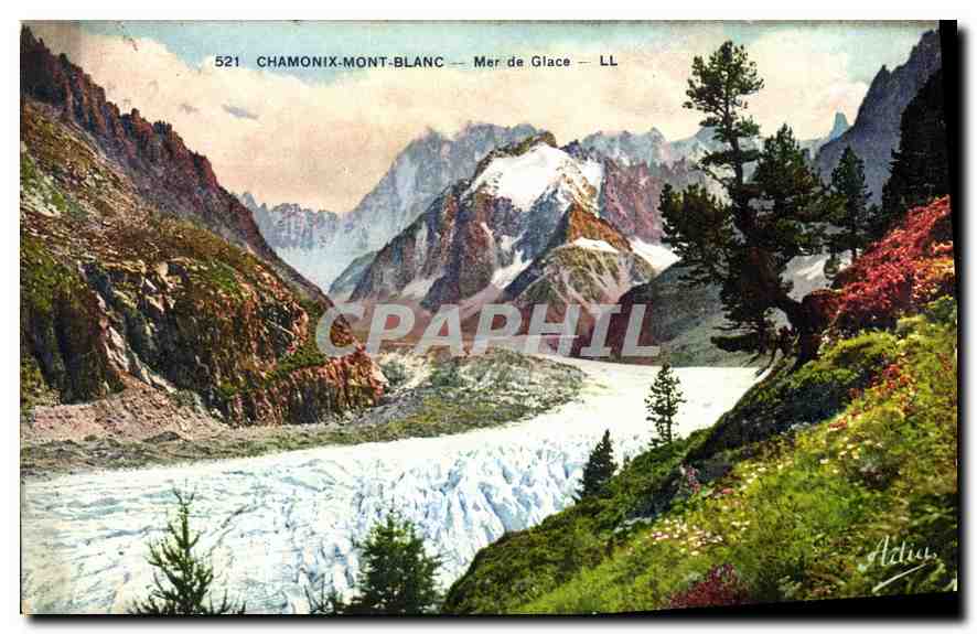 Chamonix-Mont-Blanc — Mer de Glace — LL — 521