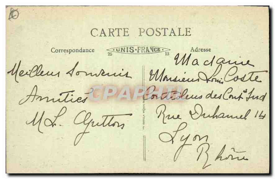 La Savoie - Annecy - Le Lac, Duingt, Talloires et les Dents de Lanfon — éditeur non visible, n° 25 — Rückseite