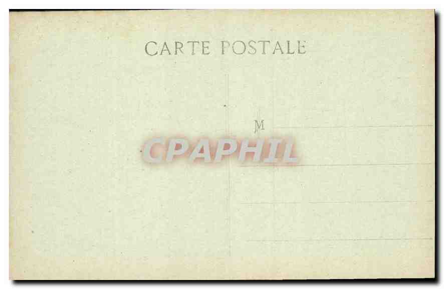 CPA Marseille La Caisse d'Epargne Place Estrangin  — Rückseite