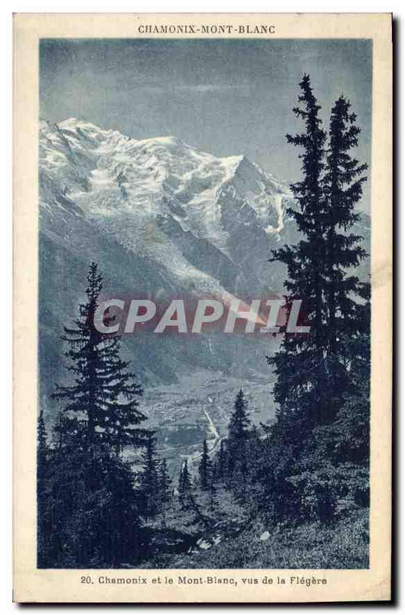 Chamonix-Mont-Blanc — Vue du Mont-Blanc et de Chamonix depuis la Flégère — G. Tairras, phot.-édit.