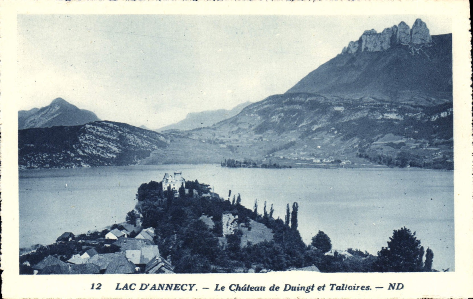 Lac d'Annecy — Le Château de Duingt et Talloires — ND