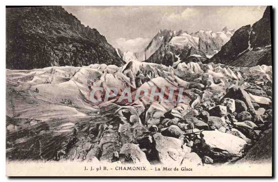 CPA Chamonix La Mer de Glace 