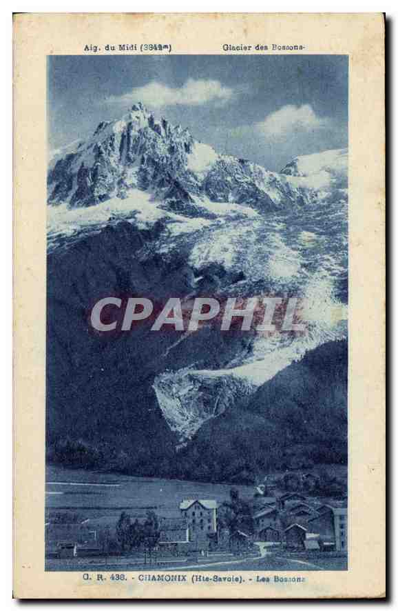 CPA Chamonix Hte Savoie Les Bossons 