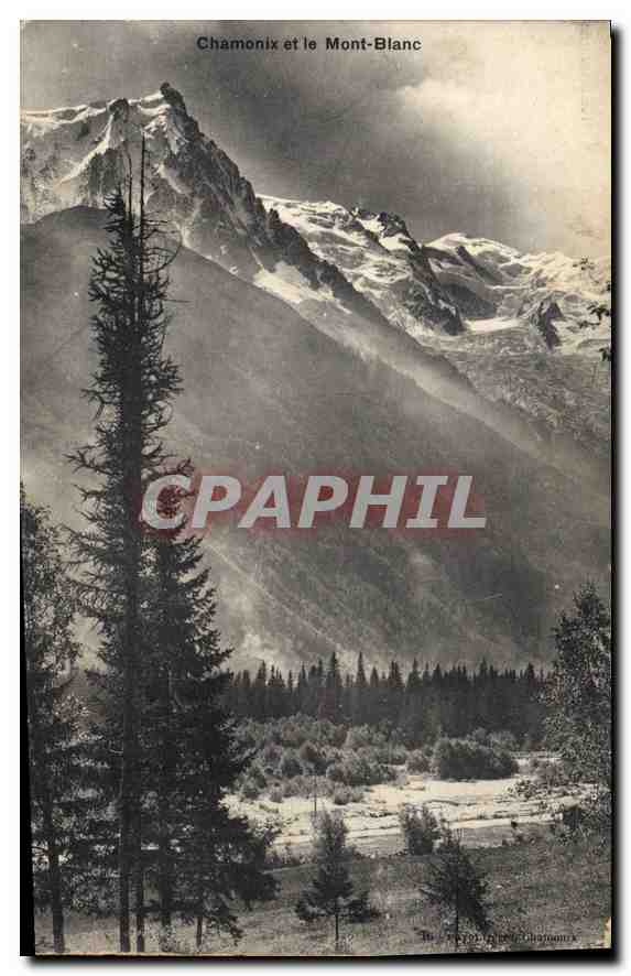 CPA Chamonix et le Mont Blanc 