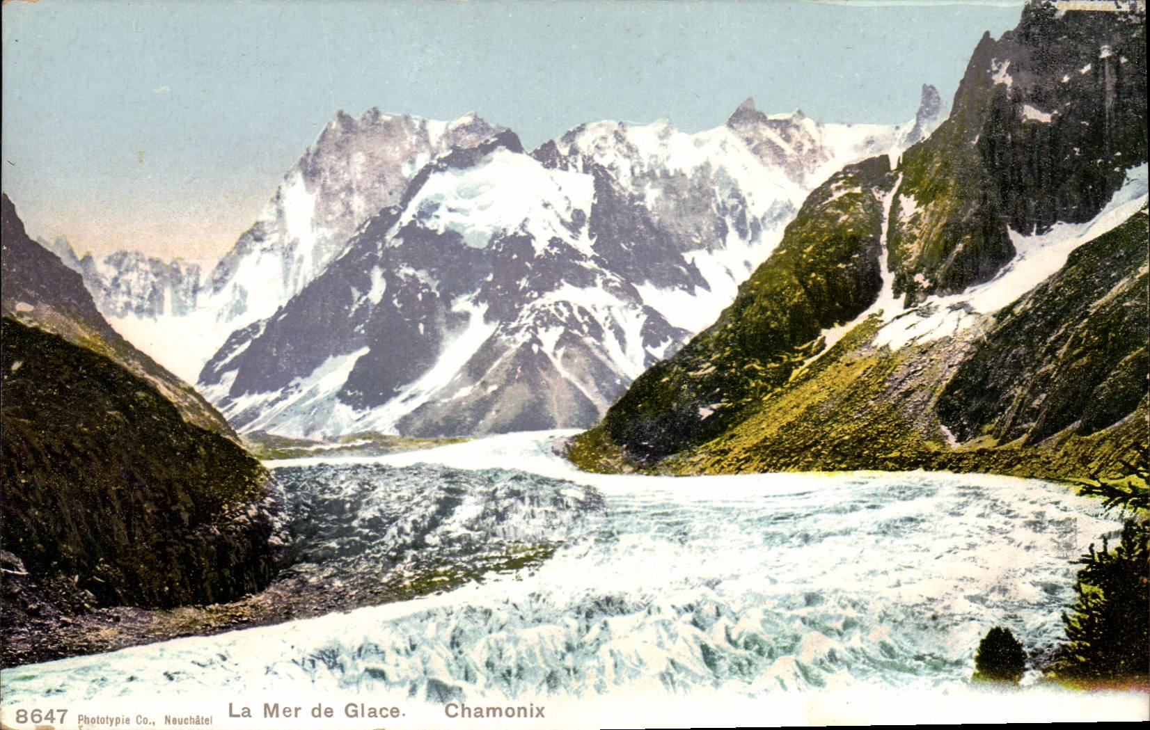 CPA La Mer de Glace Chamonix 