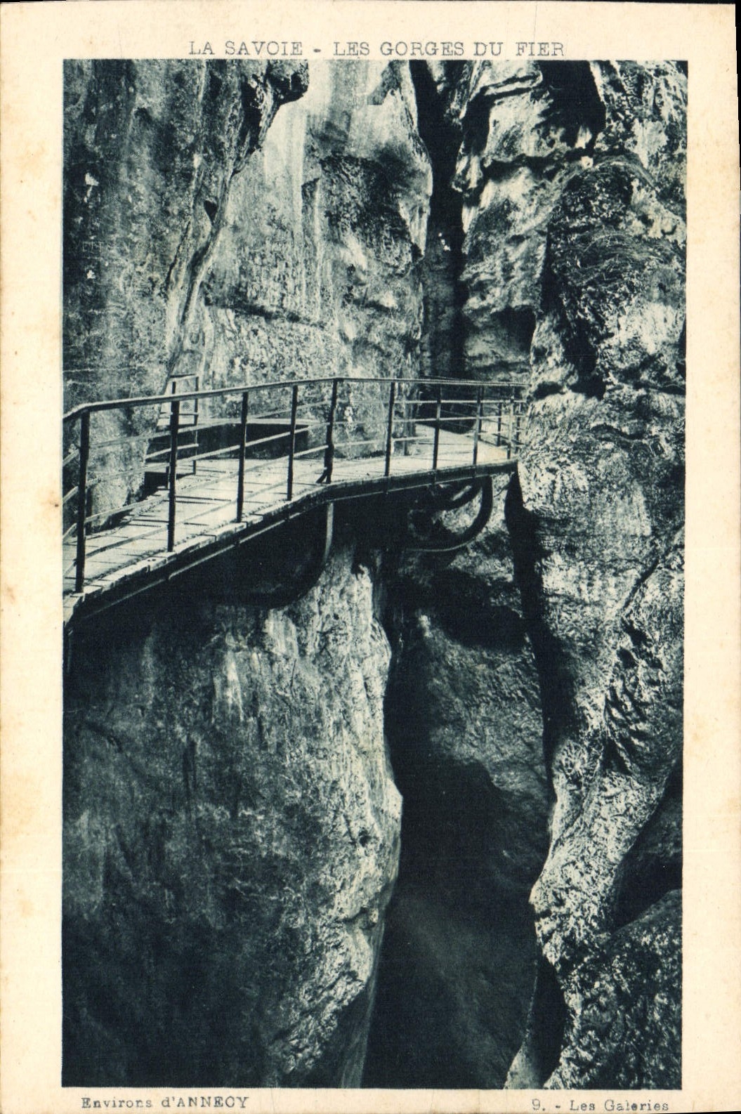 Die Schluchten des Fier — Die Galerien — L. Fauraz, Annemasse (Haute-Savoie)