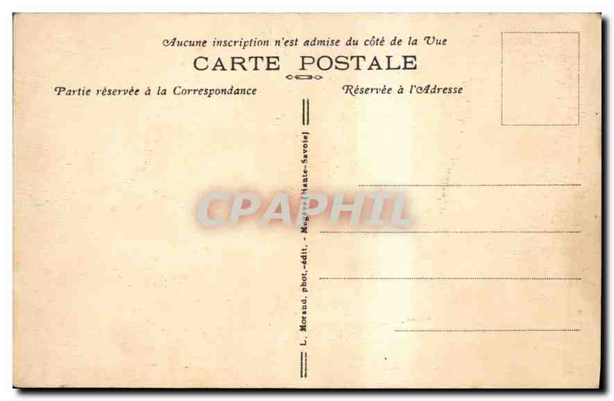 Combloux and the Mont-Blanc Range — Haute-Savoie — no. 115 — L. Morand, phot.-publ. — Back