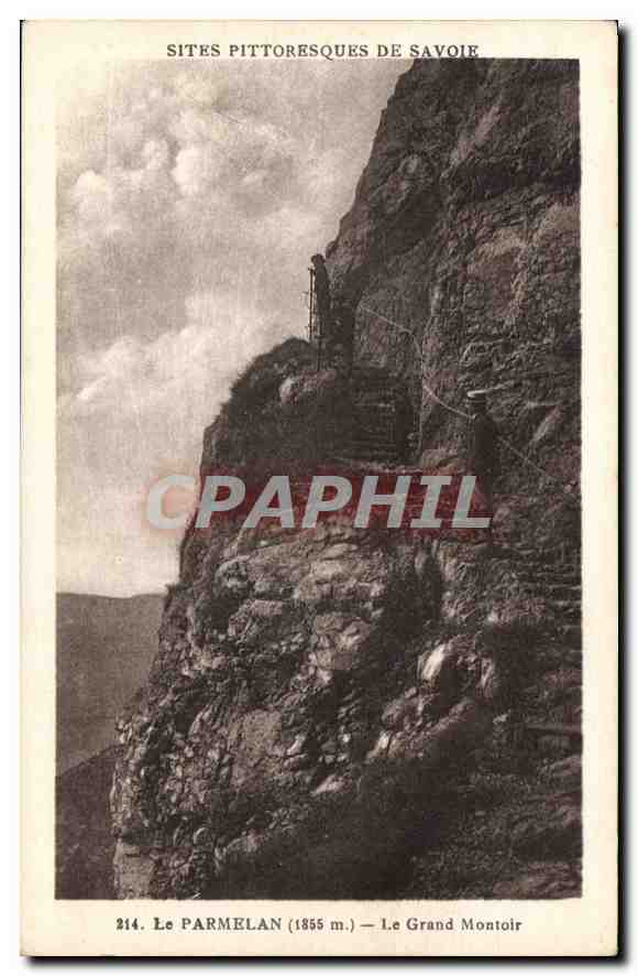 Le Parmelan (1855 m.) — Le Grand Montoir — Sites pittoresques de Savoie, éditeur Parmelan, n° 214