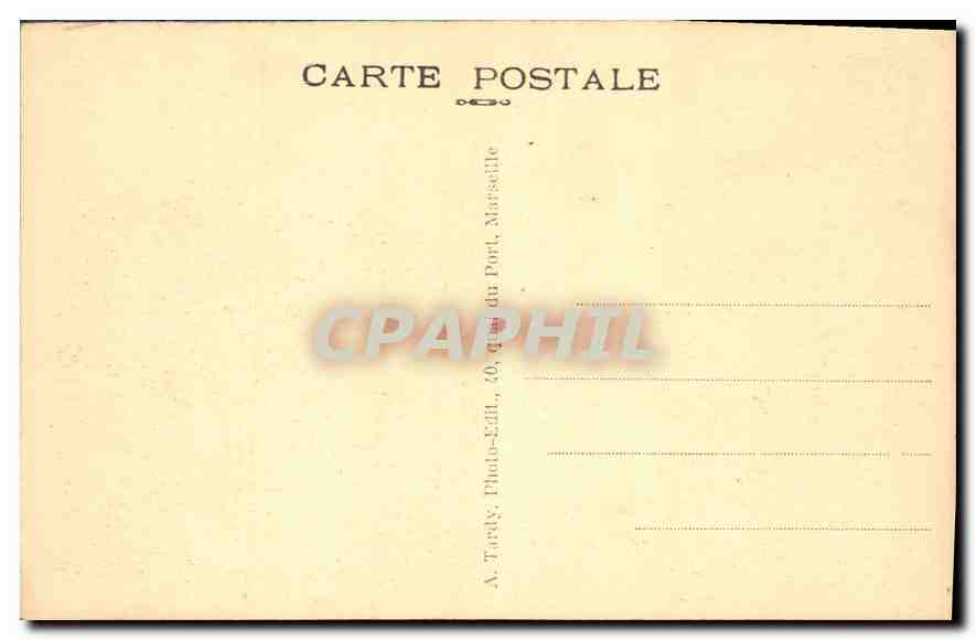 CPA Gemenos B du R Le Plc de Bretagne vu de la route de la Sainte Baume  — Rückseite