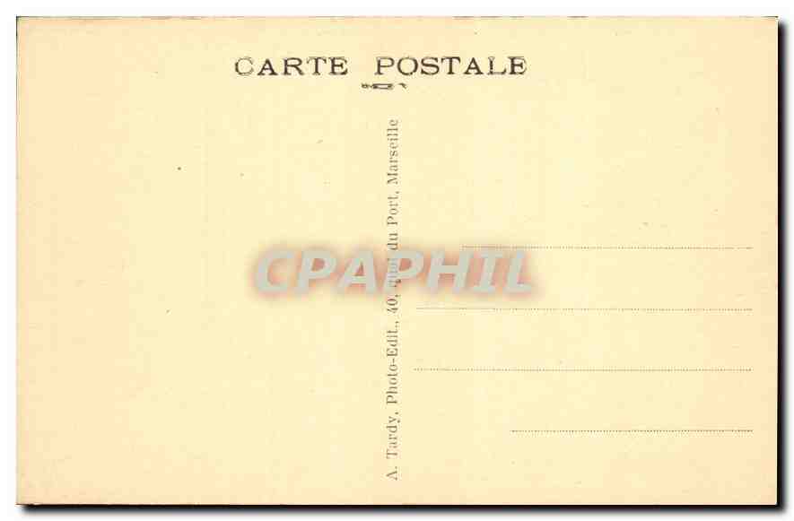 CPA Gemenos B du R Le Pont des Tompines  — Rückseite