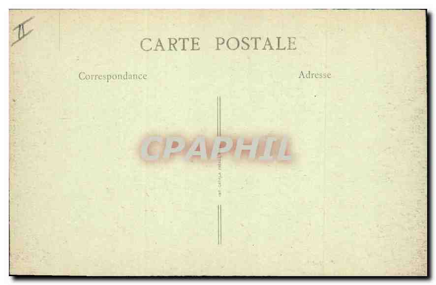 CPA La Savoie Annecy Le Port et le Chateau fort des ducs de Genevois Nemours Bateau — Rückseite