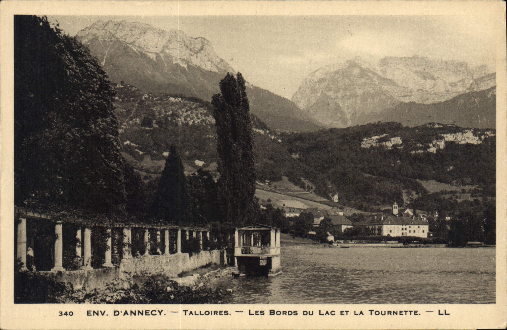 Umgebung von Annecy — Talloires — Die Ufer des Sees und die Tournette — LL