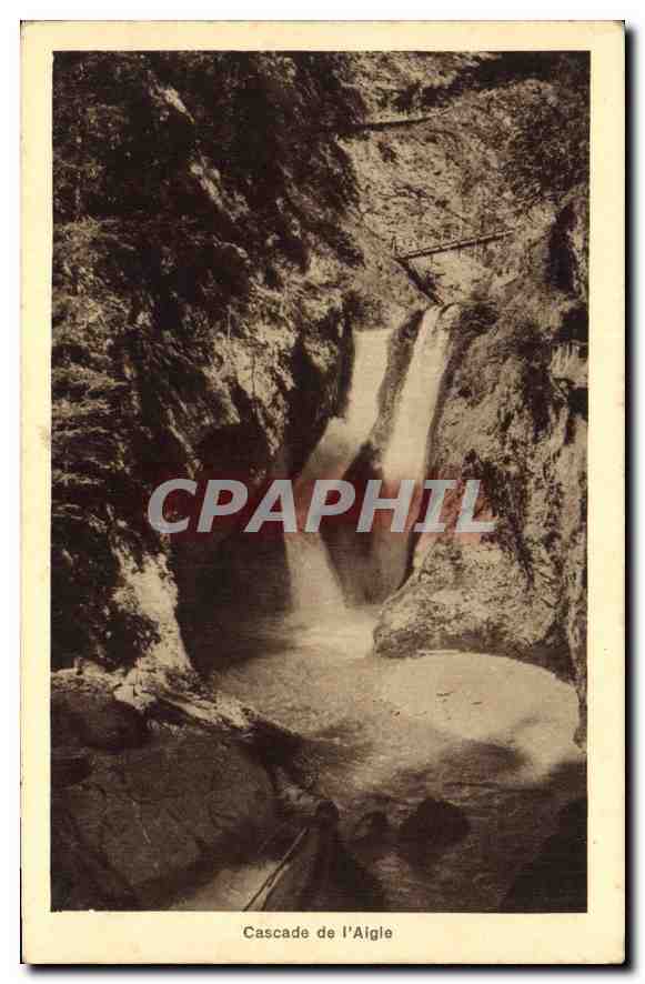 Cascade de l'Aigle — Gorges de la Diosaz près Chamonix — Éditions C.E.P. (n° 9) - Recto