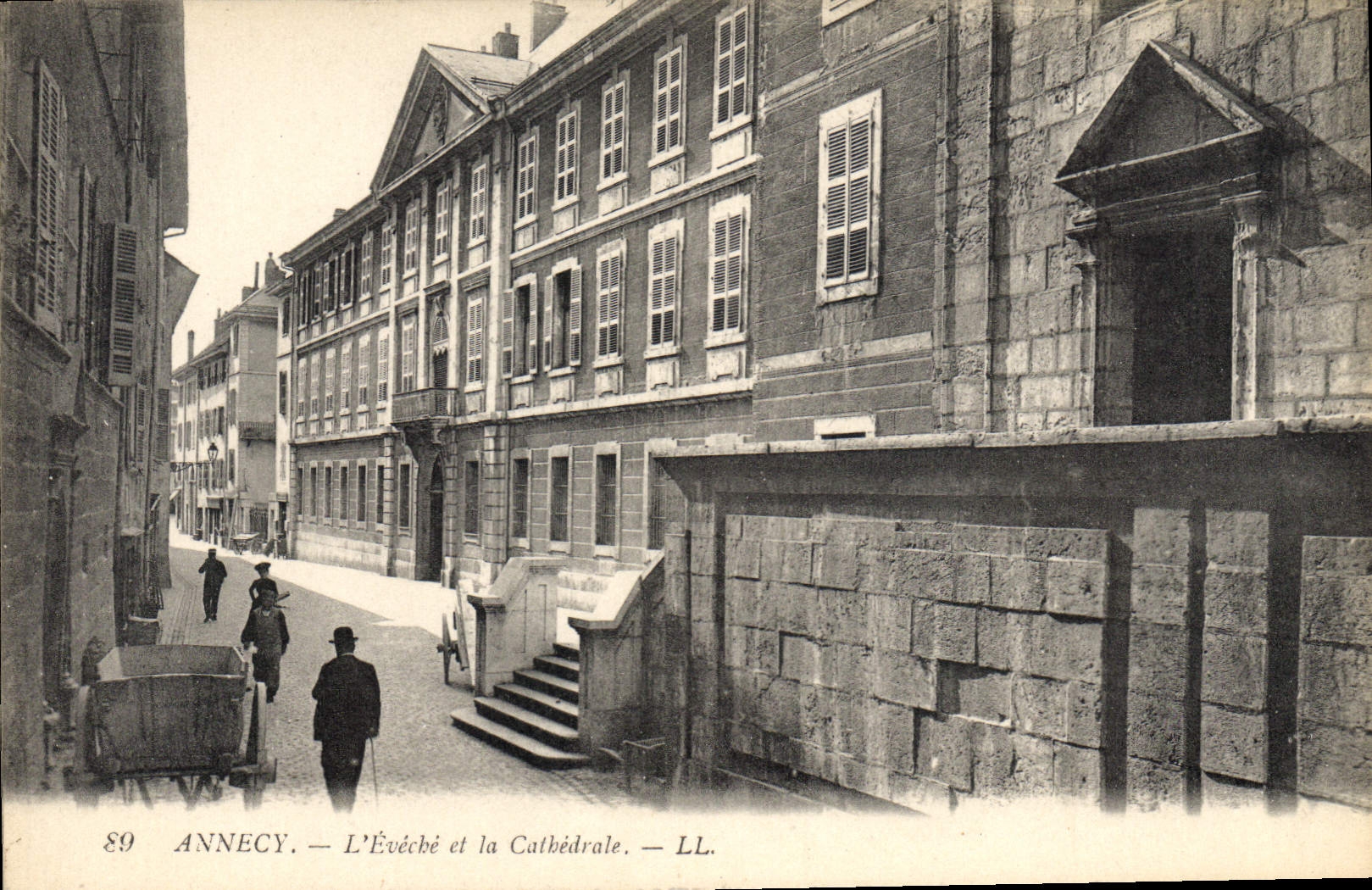 Annecy — L'Évêché et la Cathédrale — LL. n° 89