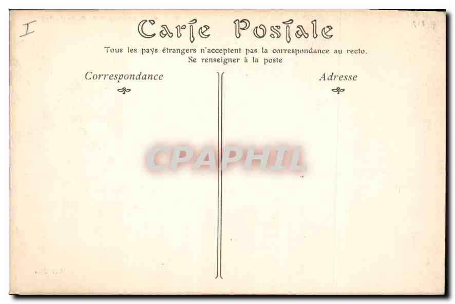 CPA Aix les Bains Chateau de la Roche du Roi  — Rückseite