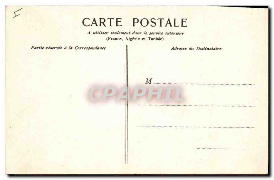 CPA Aix les Bains Villa des Fleurs  — Rückseite