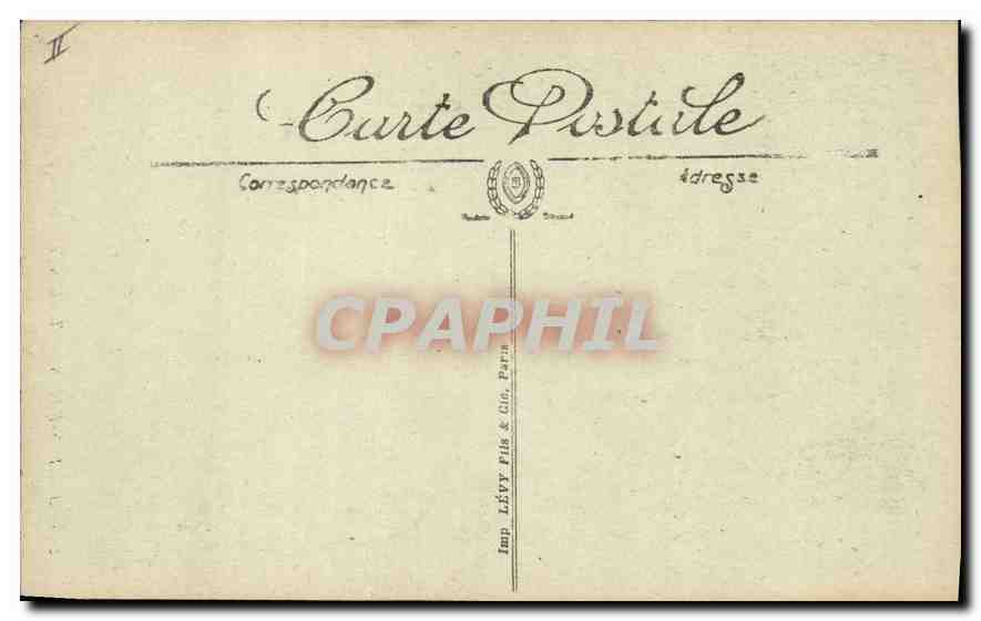 CPA Aix les Bains Tombeau de la Baronne de Brac  — Rückseite