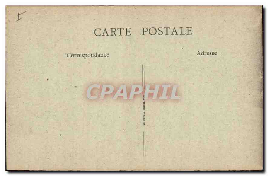 CPA Aix les Bains Entree du Grand Cercle  — Verso