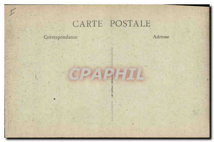 CPA Aix les Bains le Hall au Grand Cercle l'Entree du Theatre  — Verso