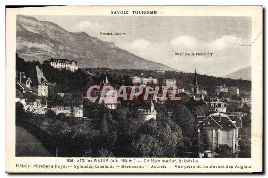 CPA Aix les Bains Celebre station balneuire 