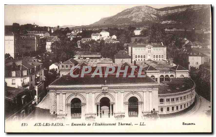 CPA Aix les Bains Ensemble de l'Etablissement Thermal 