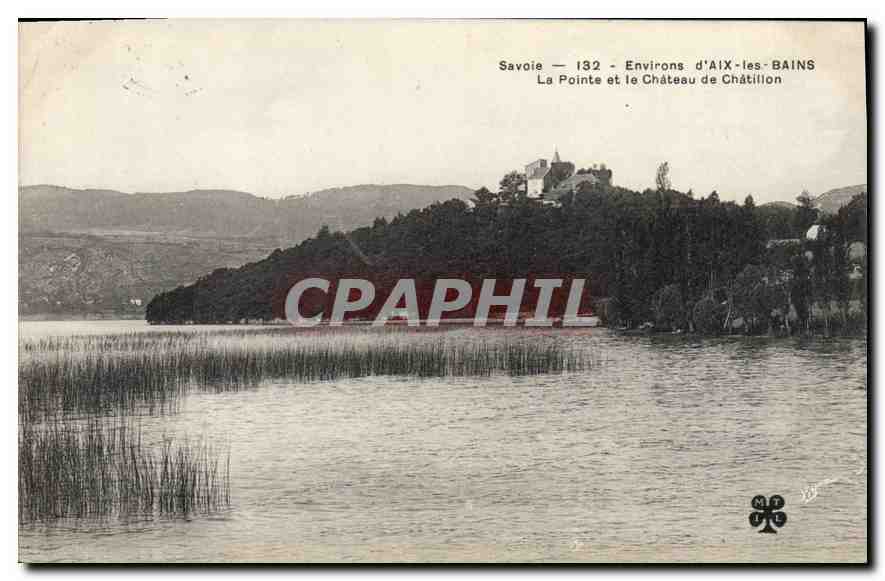 CPA Environs d'Aix les Bains La Pointe et le Chateau de Chatillon 