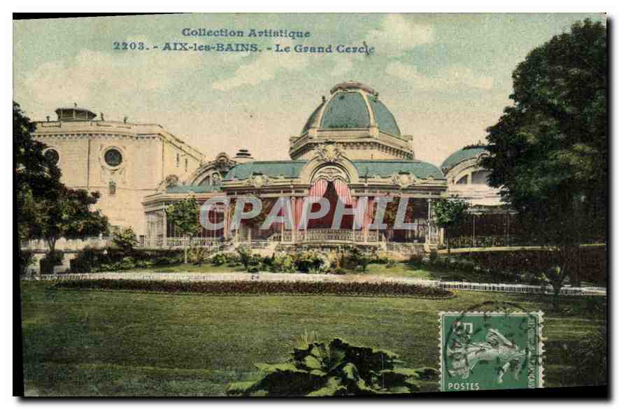 CPA Aix les Bains Le Grand Cercle 