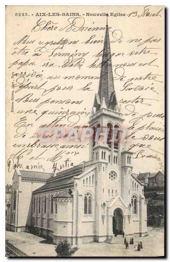 CPA Aix les Bains Nouvelle Eglise 