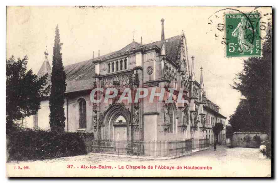 CPA Aix les Bains La Chapelle de l'Abbaye de Hautecombe 