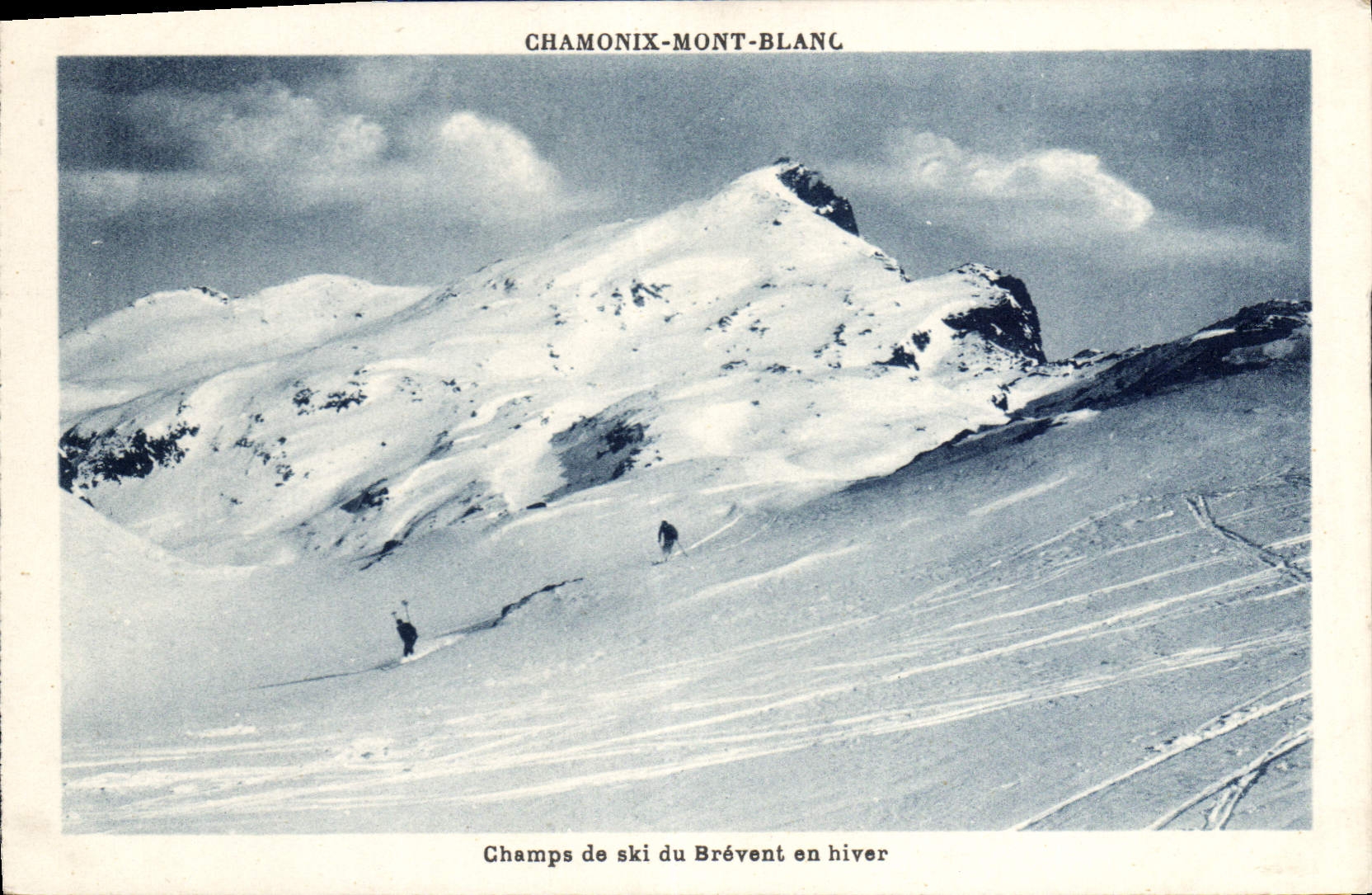 CPA Chamonix Mont Blanc Champs de ski du Brevent en hiver 