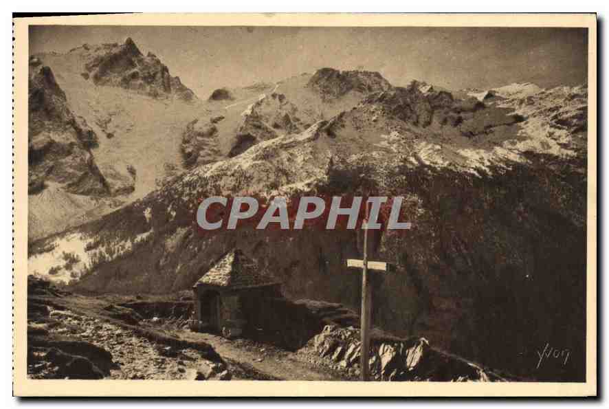 Les Alpes — Chapelle Ste-Anne des Portes du Chazelet (3987 m) et Glaciers du Râteau (3754 m) — Les Editions d'Art YVON, Paris