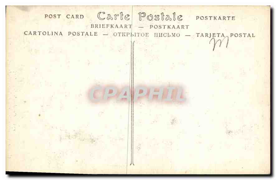 CPA Galerie et Gargouilles de la Facade laterale sud  — Rückseite