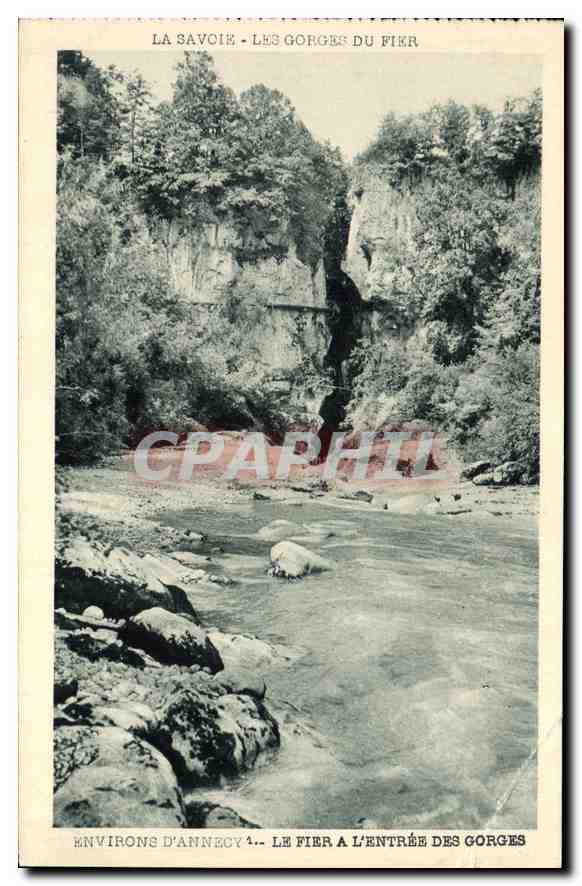 Les Gorges du Fier - Entrée des Gorges - Environs d'Annecy - L. Fauna, édit. Annecy (Haute-Savoie)