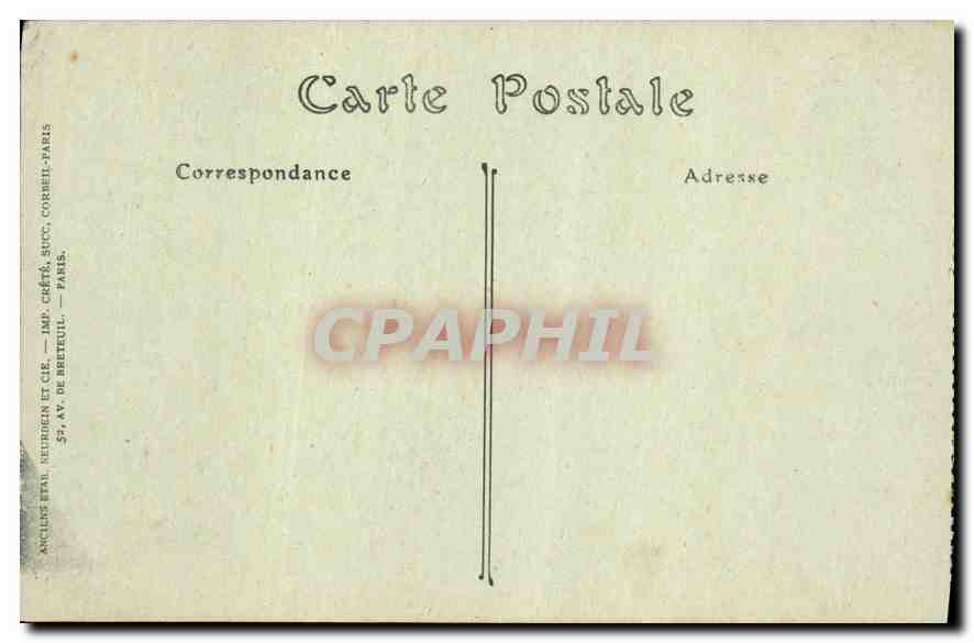 Versailles — Parc du Petit-Trianon. La Ferme — Petit-Trianon park. Farm house. — Verso