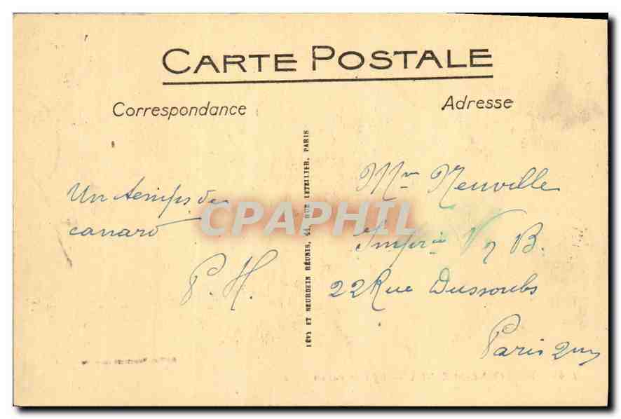 Boulogne-sur-Mer — Effet de Vagues — LL. — Édition Nouvelles Galeries — Rückseite