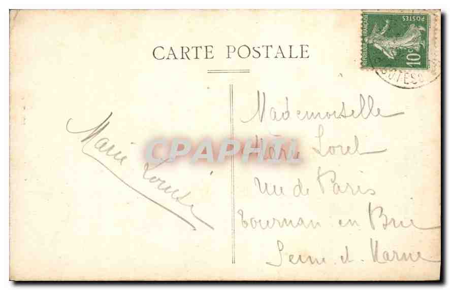 CPA Ploumanach C du N Oratoire de St Guirec  — Rückseite