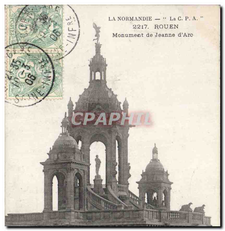 CPA Rouen Monument de Jeanne d'Arc 