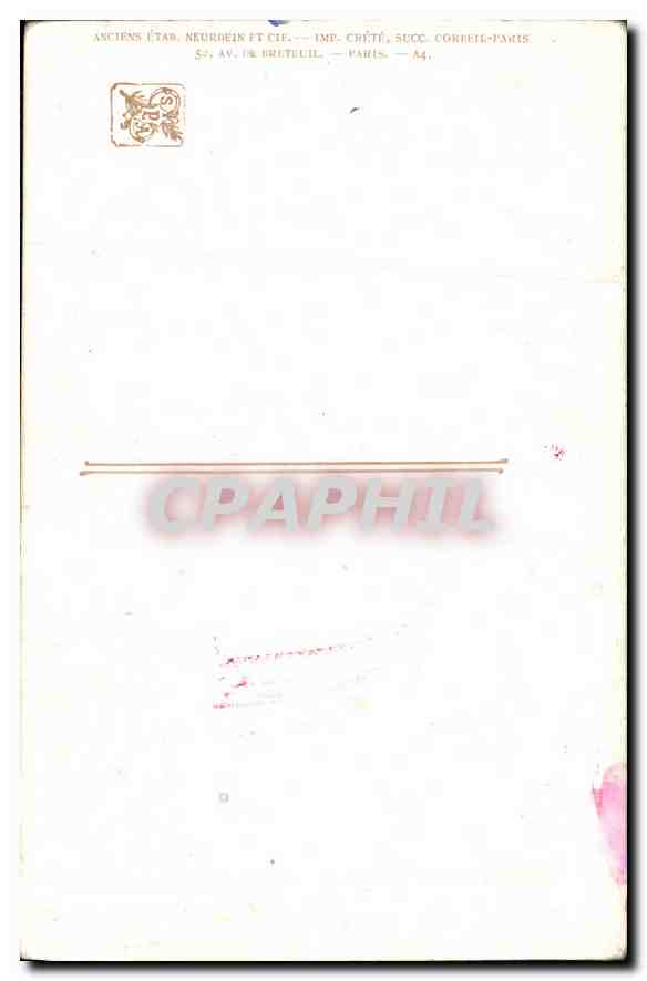 CPA Salon de Paris Cachoud Le ruisseau — Verso