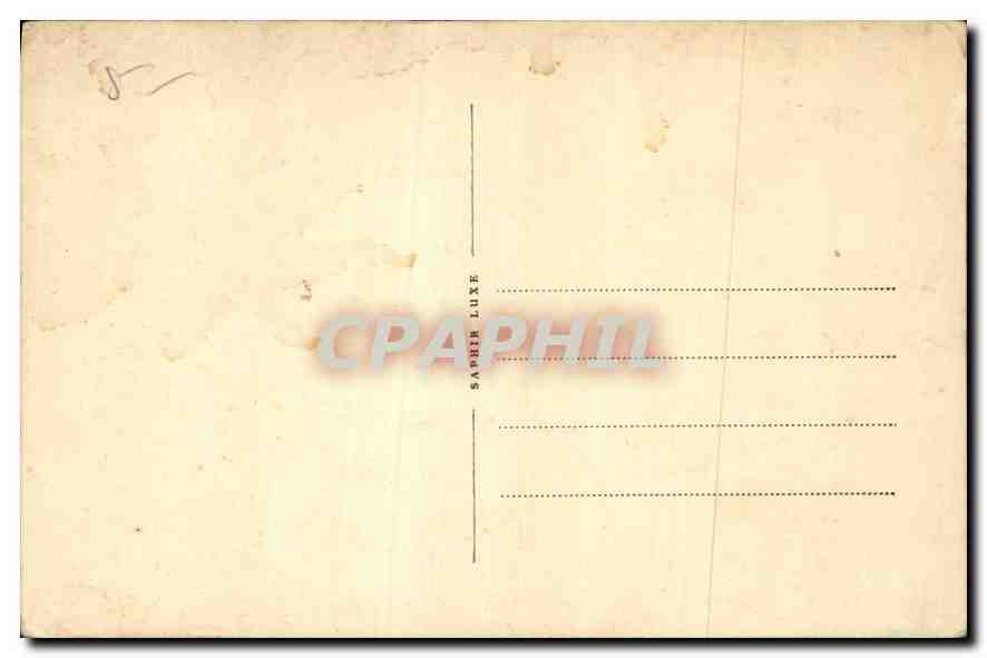 CPA Fantaisie Bougie — Verso