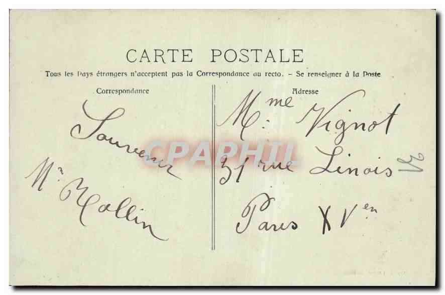 CPA Marseille ND de la Garde  — Rückseite