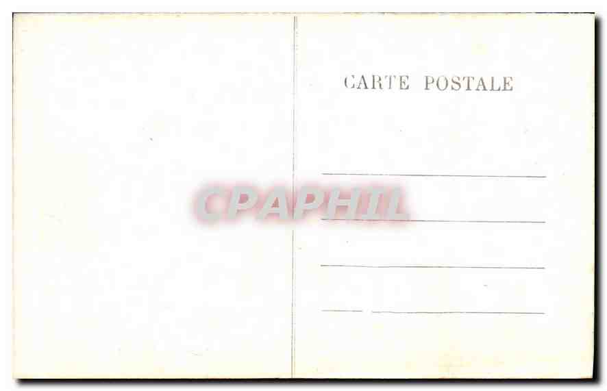 CPA Un Jour de Tempete Yport — Rückseite