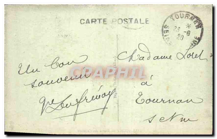 Vichy — Source des Célestins — Éditeur Vichy, n° 1163 — Verso