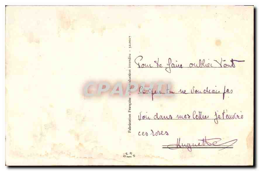 CPA Fleurs — Back