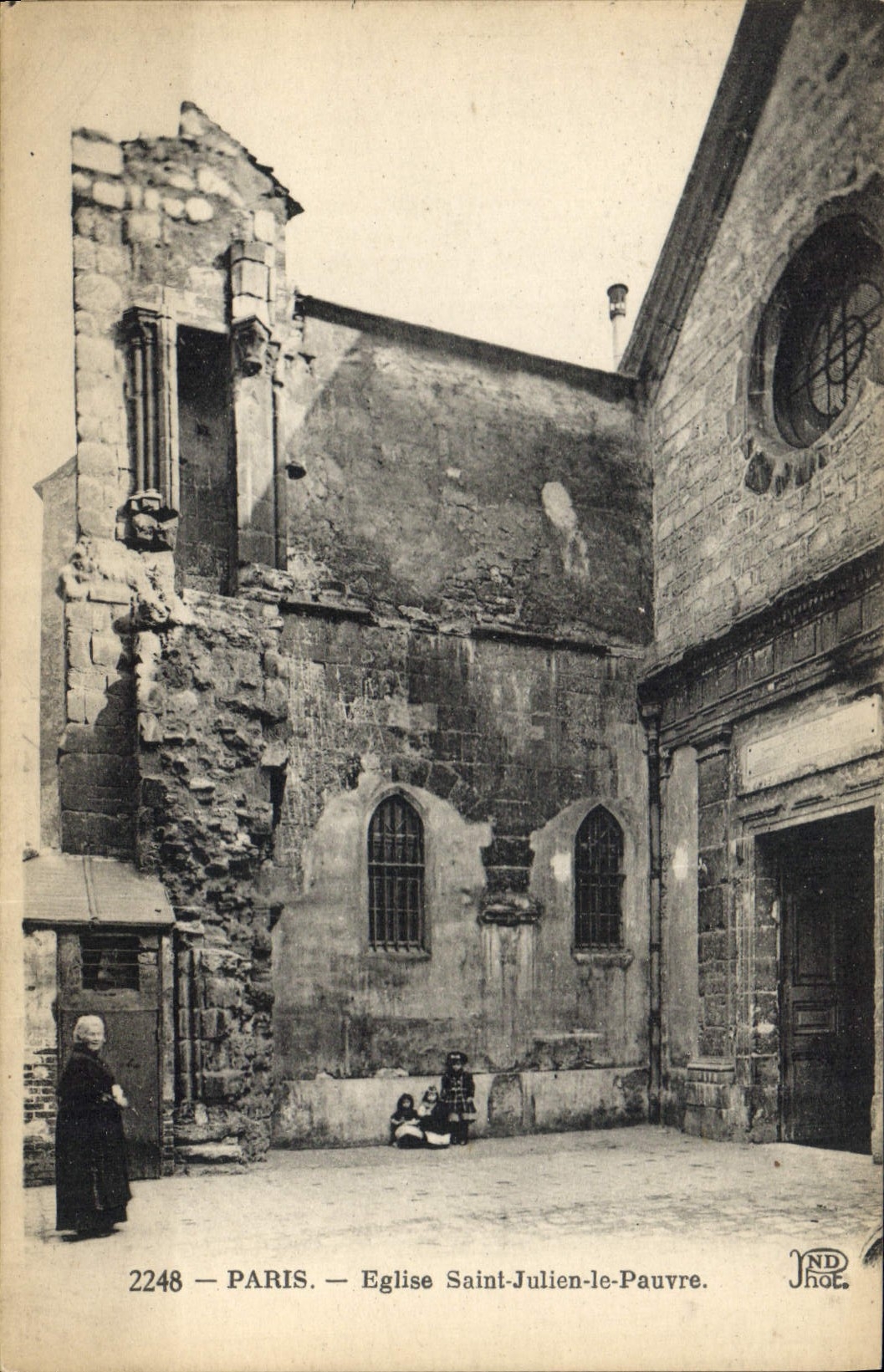 CPA Paris Eglise Saint Julien le Pauvre 
